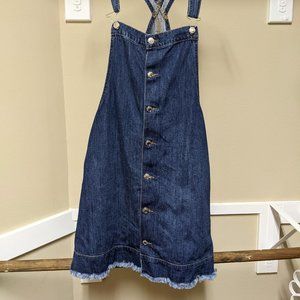American Eagle Denim Overalls Dress - Size Large